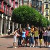 En la Plaza Mayor de Burgos